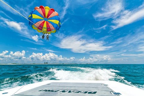 water sport template parasailing